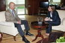 Encuentro de la Ministra de Defensa con el Consejero delegado e EADS y con el director de Airbus Military y presidente de  EADS en España
