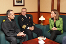 Reunion con el Comandante del ‘Álvaro de Bazán’