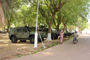 Vehículos ‘Lince’ en Koulikoro