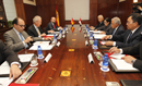 Los dos ministros, reunidos junto a sus respectivas delegaciones