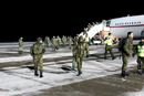 Llegada del destacamento español 'Ambar' a la base aérea de Ämari (Estonia)