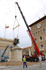 Retirada de la estatua ecuestre del general Francisco Franco del acceso principal de la Academia General Militar