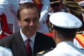 Autoridades - El Ministro de Defensa - JURA DE BANDERA Y ENTREGA DE REALES DESPACHOS A LOS NUEVOS OFICIALES EN LA ESCUELA NAVAL MILITAR