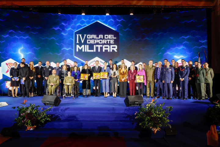 Los valores compartidos entre las Fuerzas Armadas y el deporte profesional, protagonistas de la IV Gala del Deporte Milita...