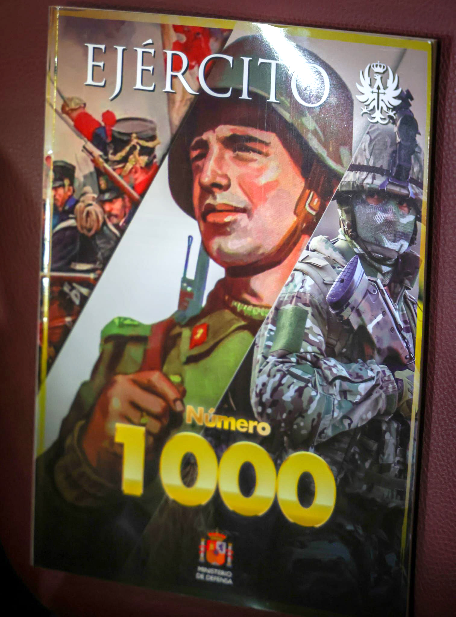 Acto de presentación del ejemplar nº 1.000 de la Revista Ejército, en el Palacio de Buenavista