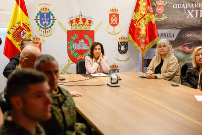 Margarita Robles, a los militares españoles desplegados en Líbano: “Están realizando una labor excepcional”