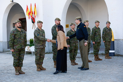 Visita al Mando de Artillería Antiaérea