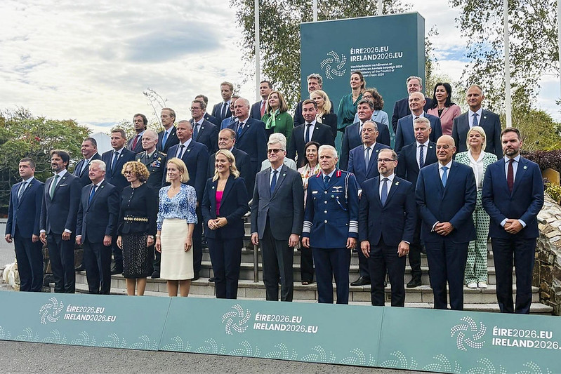 Asiste a las dos sesiones de trabajo de la reunión informal del Consejo de Ministros de Defensa de la Unión Europea, en Wicklow.