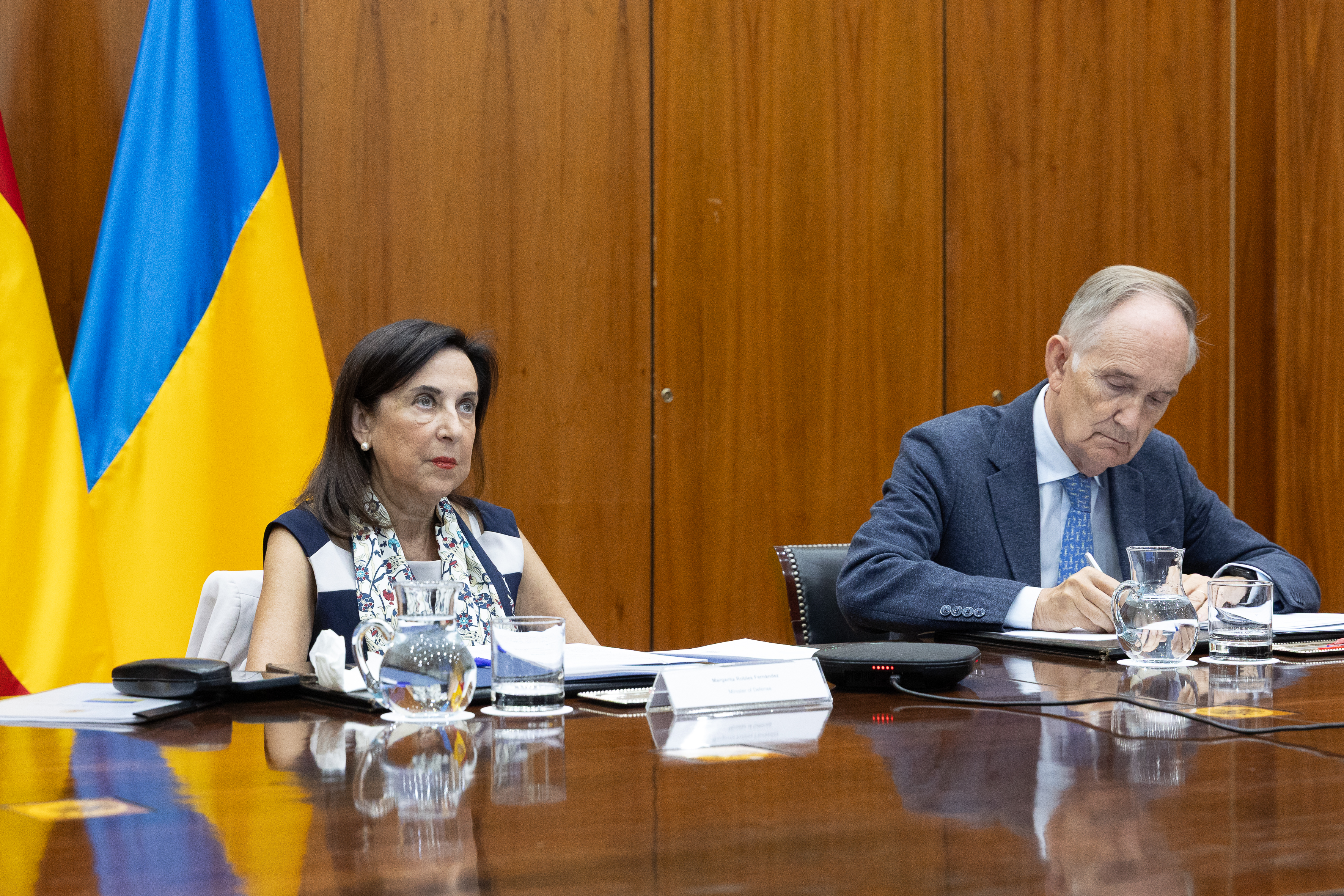 Margarita Robles reafirma el apoyo sostenido de España a Ucrania
