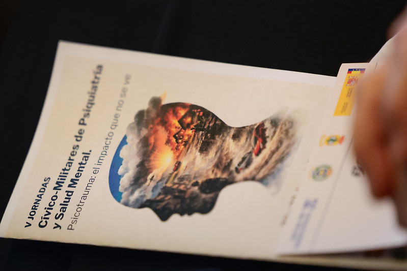 Preside la ceremonia de inauguración de las V Jornadas Cívico-Militares de Psiquiatría y Salud Mental. Hospital Central de la Defensa “Gómez Ulla”, Centro Sanitario de Vida y Esperanza.