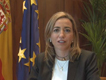 Carme Chacón da la bienvenida a la nueva web del Ministerio de Defensa