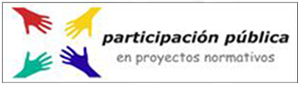 Logo Participación pública en proyectos normativos