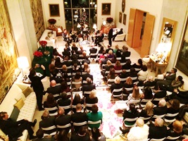 Concierto en honor de los Wounded Warriors en la Residencia del Embajador