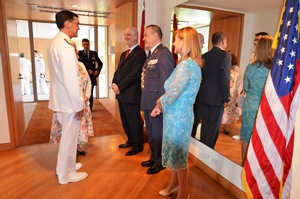 Otra vista de la recepción de invitados