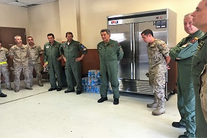 El JEMA departió con los componentes de la Agrupación