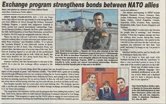 El Capitán Martínez en una publicación local