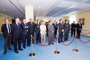 Representantes de las empresas firmantes del Código de Conducta durante la ceremonia