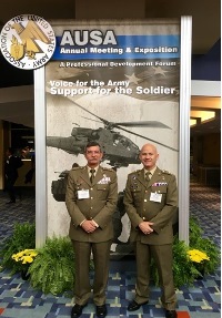LG. Jose Carrasco Gabaldon, Head of the Training Command (MADOC), with Col. Augusto Martinez Segura, JSA/MADOC