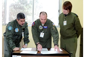 Final mission report signing