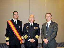 VAdm. Johnson with Adm. Munoz-Delgado and Mr. Stackley