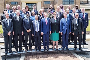 Defense Secretary Ashton Carter with assisting ministries