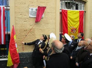 Unveiling of a plaque