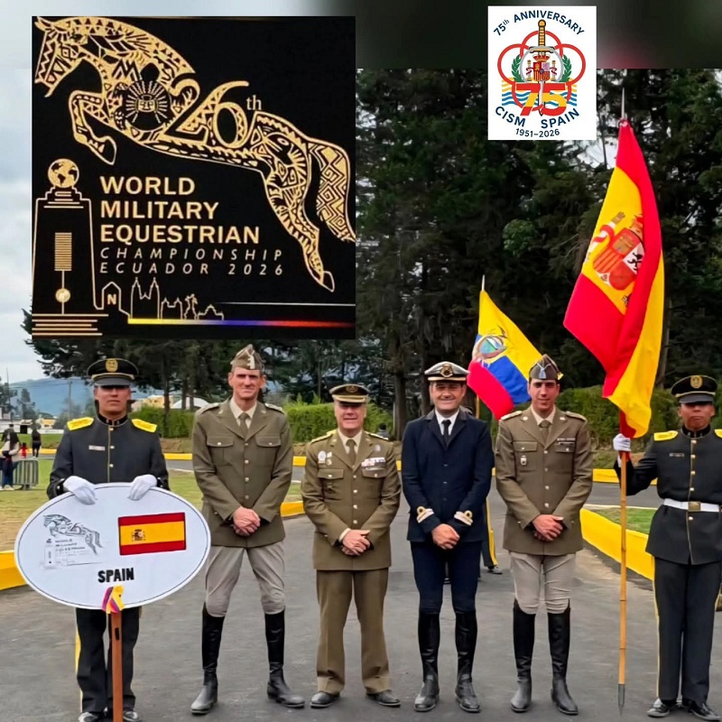 Participación en el 26º Campeonato del Mundo Militar en Quito