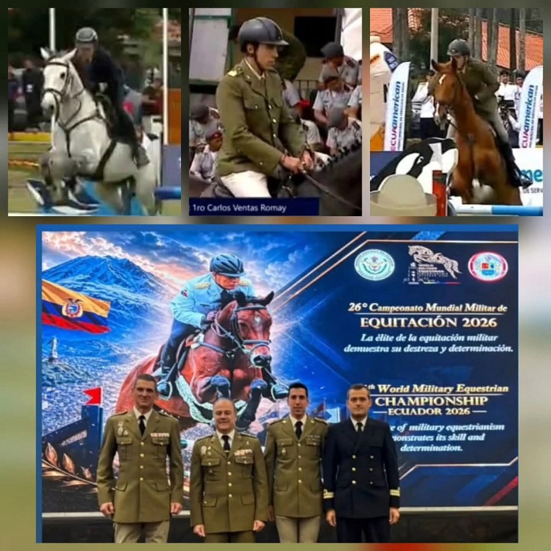 Participación en el 26º Campeonato del Mundo Militar en Quito