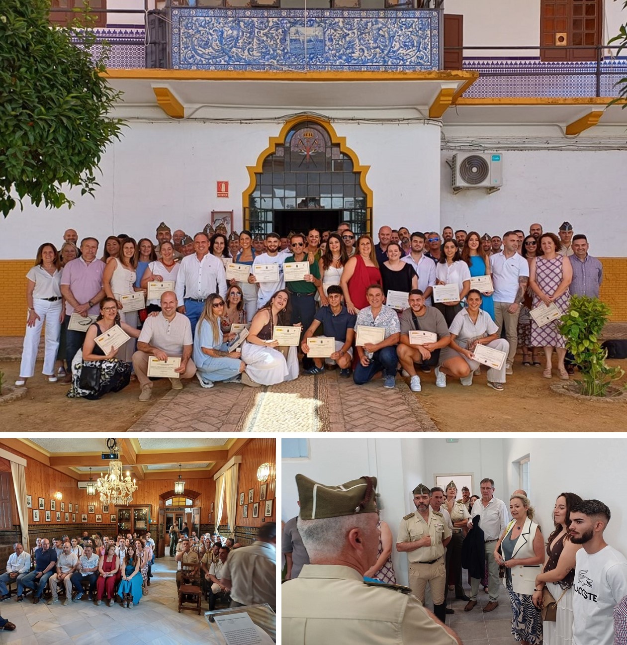 Clausura de dos proyectos de formación