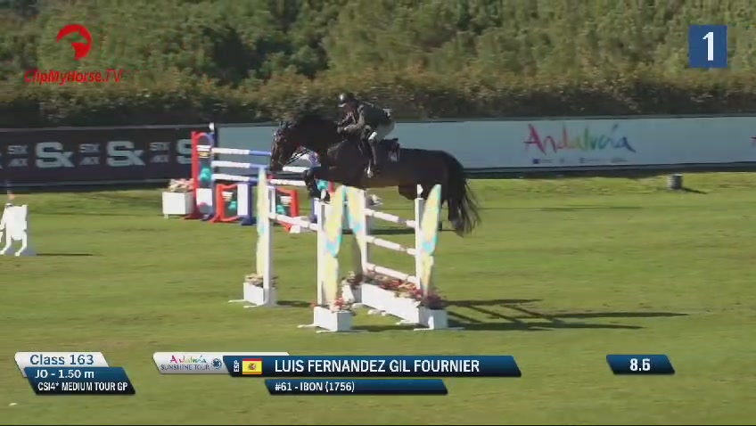 El TCol. Gil-Fournier con 'Ibon' en Montenmedio 2024