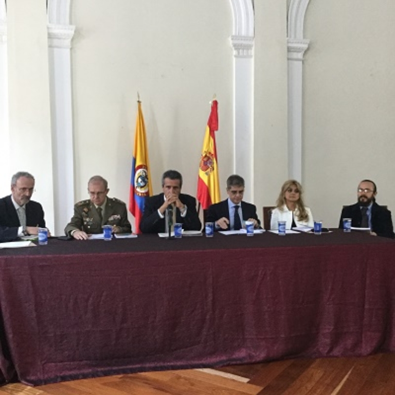 Gustavo Palomares, GB Miguel Angel Ballesteros, Senador Velasco, Miguel Requena; Claudia Salcedo y Jose Alejandro Cepeda