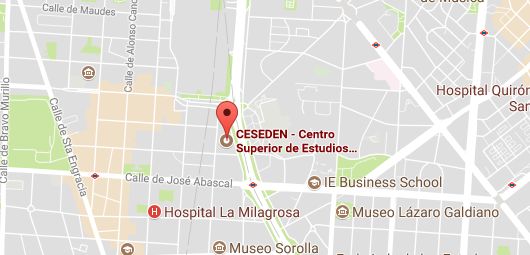 Mapa de situación: Paseo de la Castellana 61, 28046 Madrid