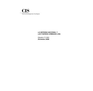 Resultados y Análisis CIS 2009