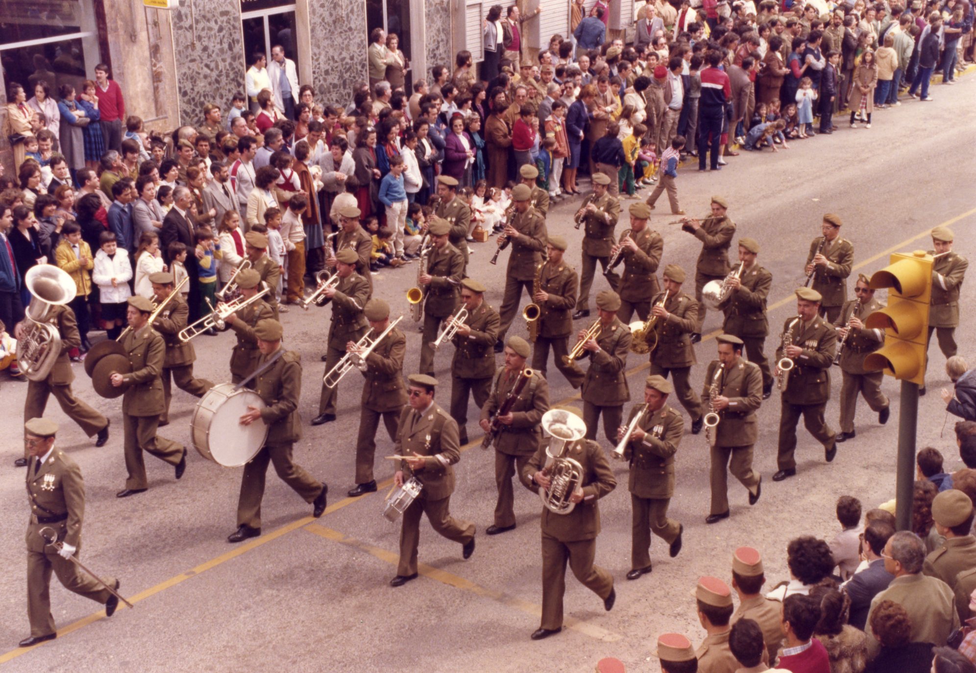 Actuación de la Unidad de Música del Batallón del Cuartel General de la Comandancia de Melilla