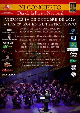 Cartel del concierto