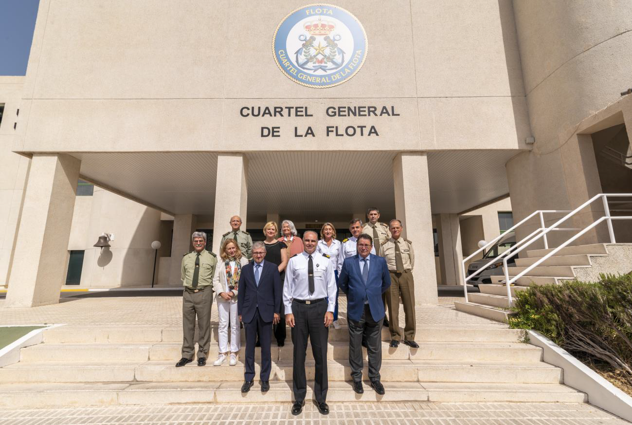 Visita al Cuartel General de la Flota en Rota