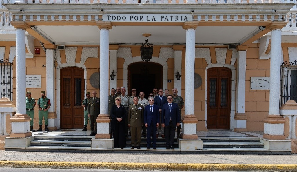 Visita a la Comandancia General de Melilla