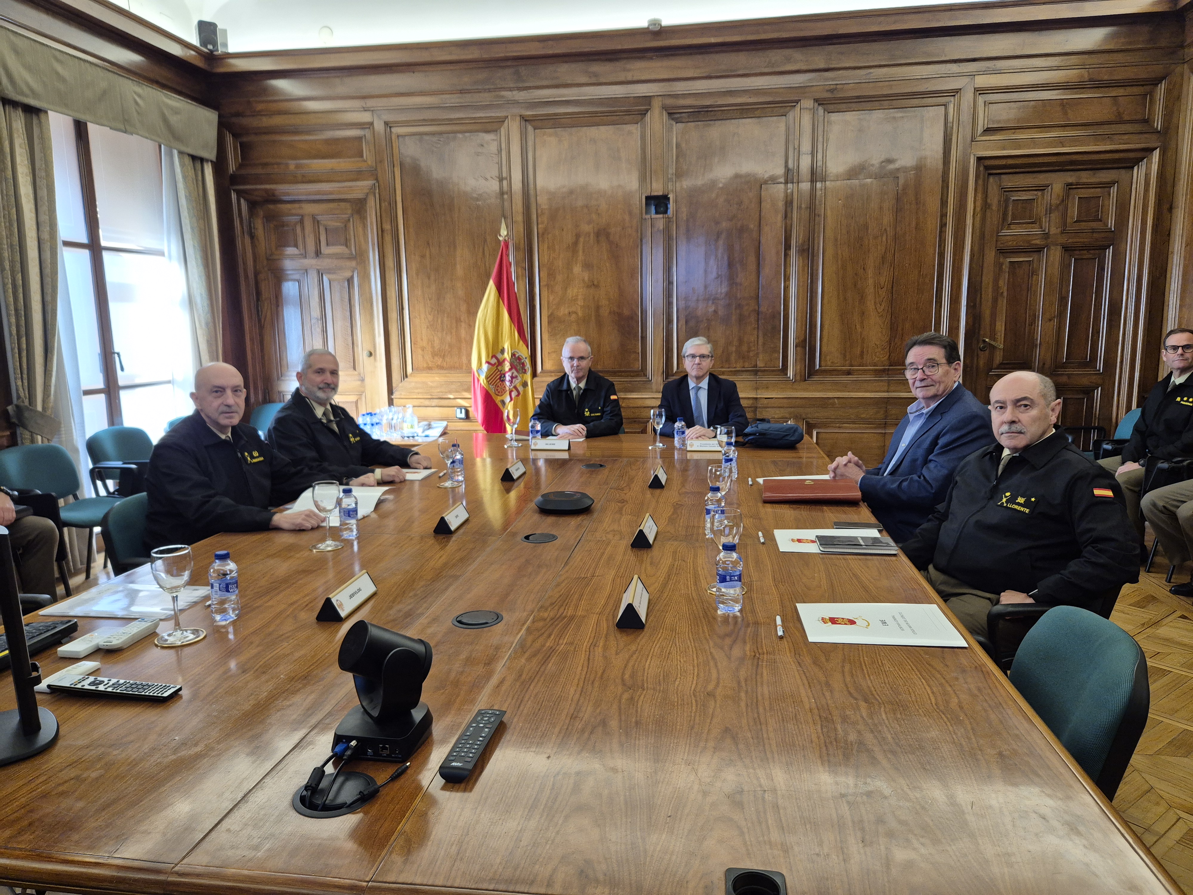 Reunión de trabajo con el Estado Mayor del Ejército de Tierra