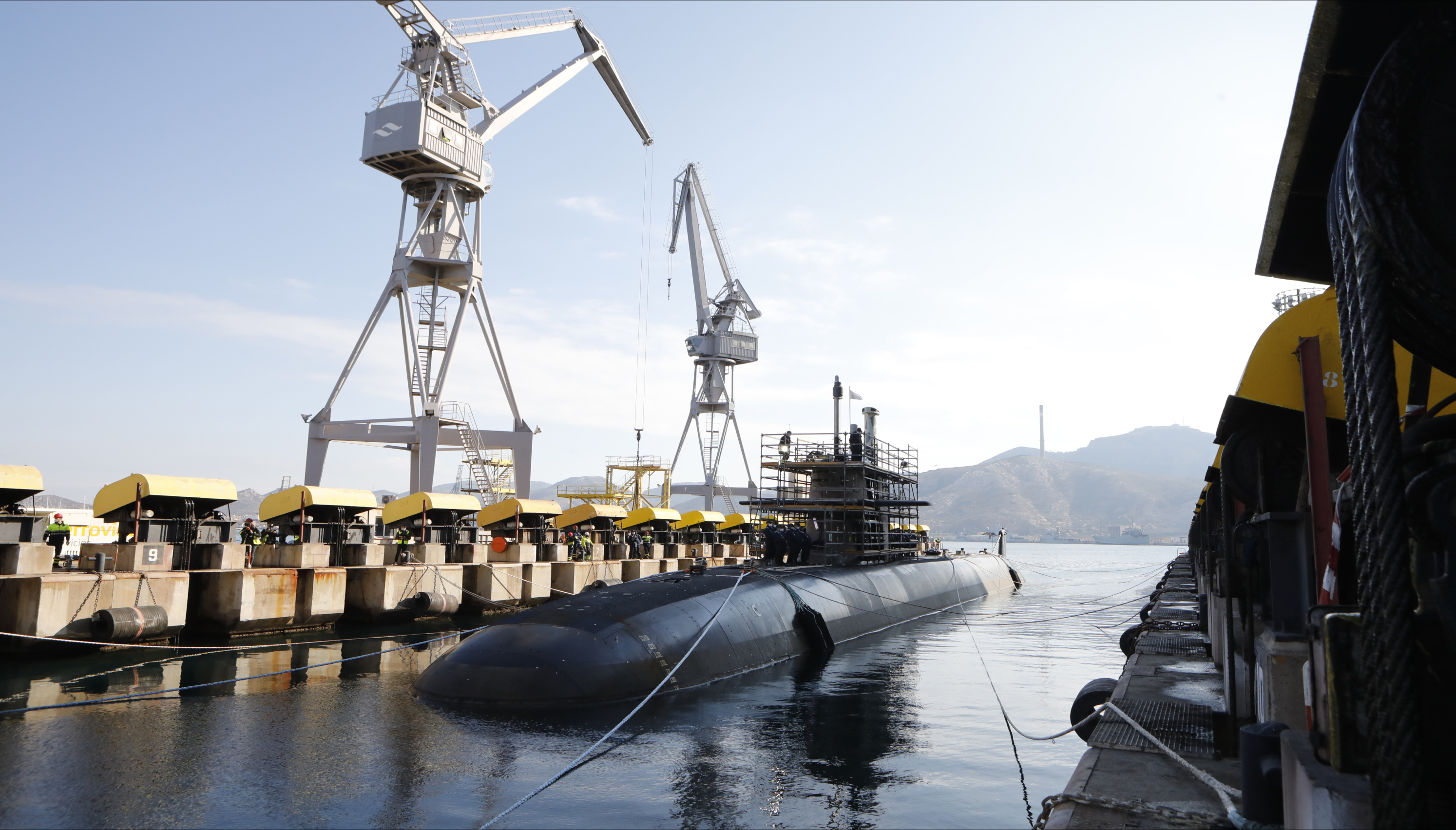 Botadura de un submarino