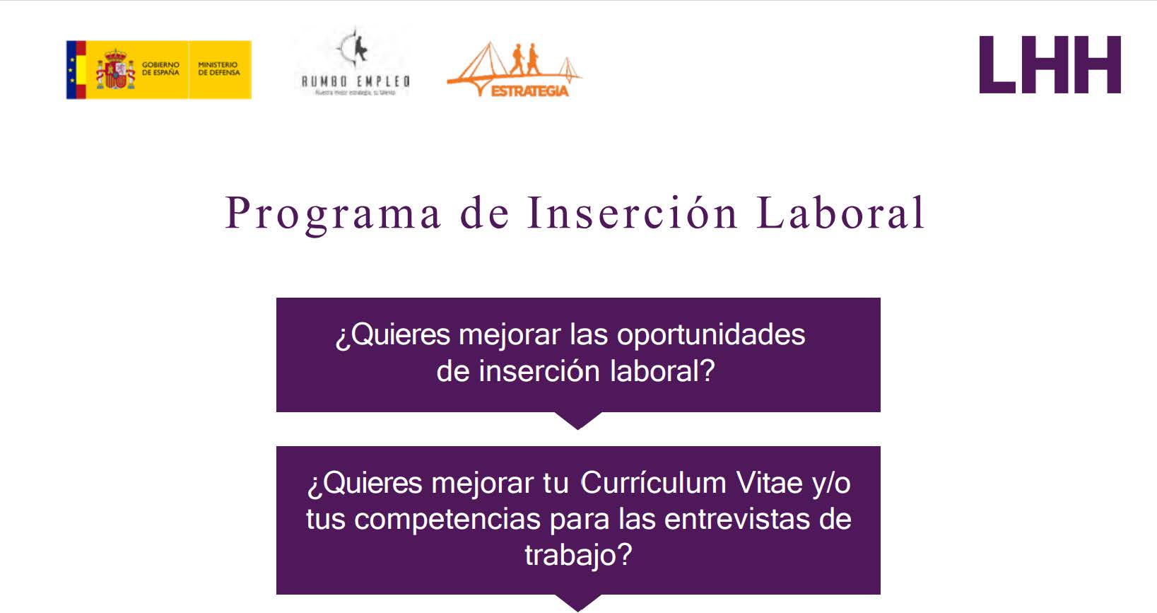 Rumbo empleo diapositiva 1