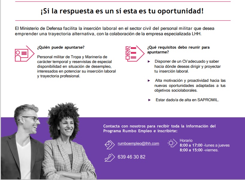 Programa Rumbo Empleo contáctanos