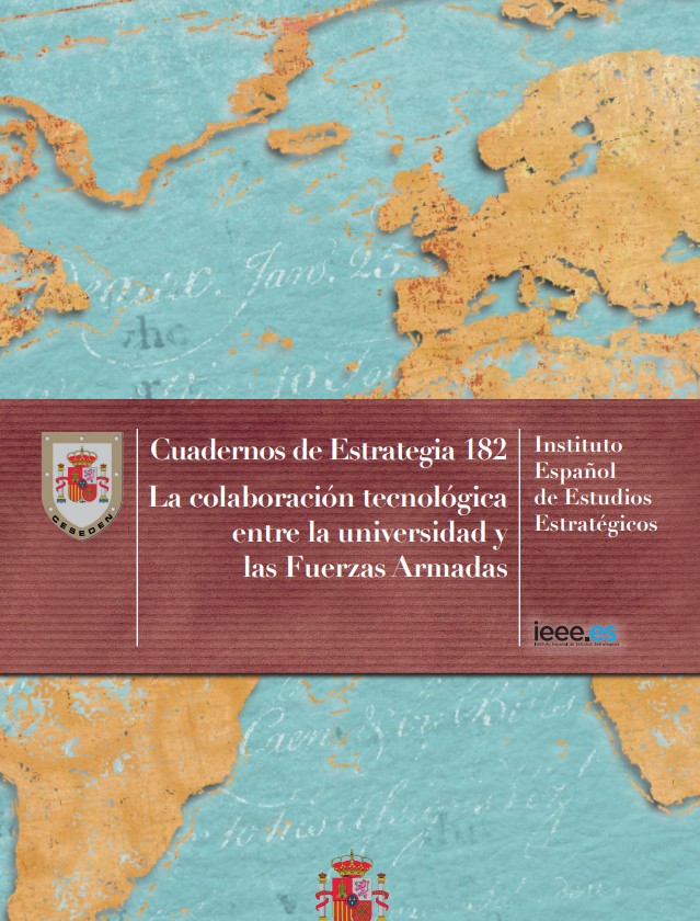Cuaderno de Estrategia 182.  La colaboración tecnológica entre la Universidad y las Fuerzas Armadas