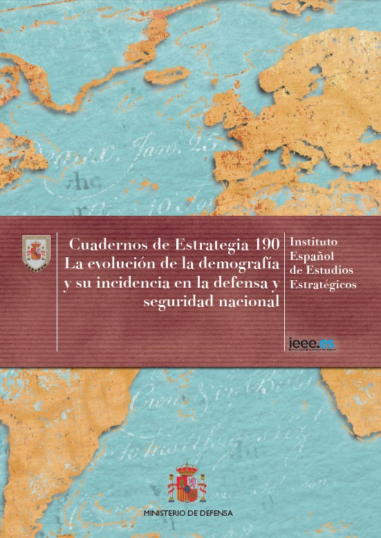 Cuaderno de Estrategia 190. La evolución de la demografía y su incidencia en la defensa y seguridad nacional