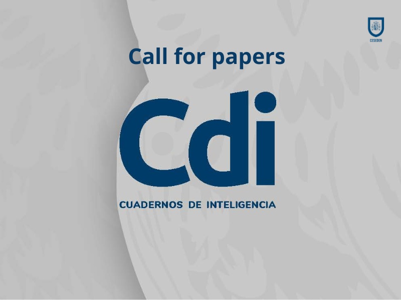 Call for Papers for "Cuaderno de Inteligencia" No. 4 Now Open