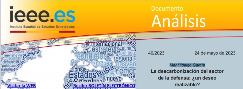 La descarbonización del sector de la defensa: ¿un deseo realizable?