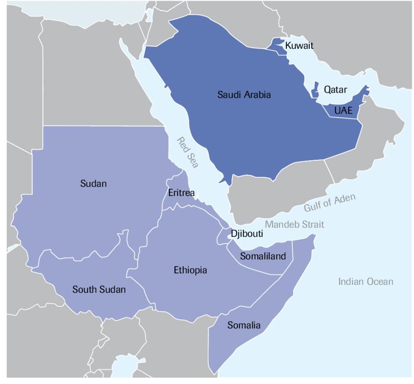 Emiratíes, saudíes y qataríes cruzan el mar Rojo. ¿Qué hacen las monarquías del Golfo en África?