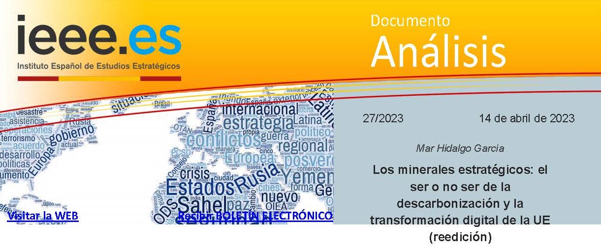 Los minerales estratégicos: el ser o no ser de la descarbonización y la transformación digital de la UE (reedición)