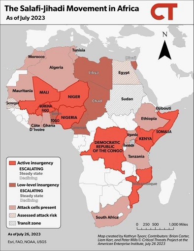 Escenarios yihadistas al sur del Sahel