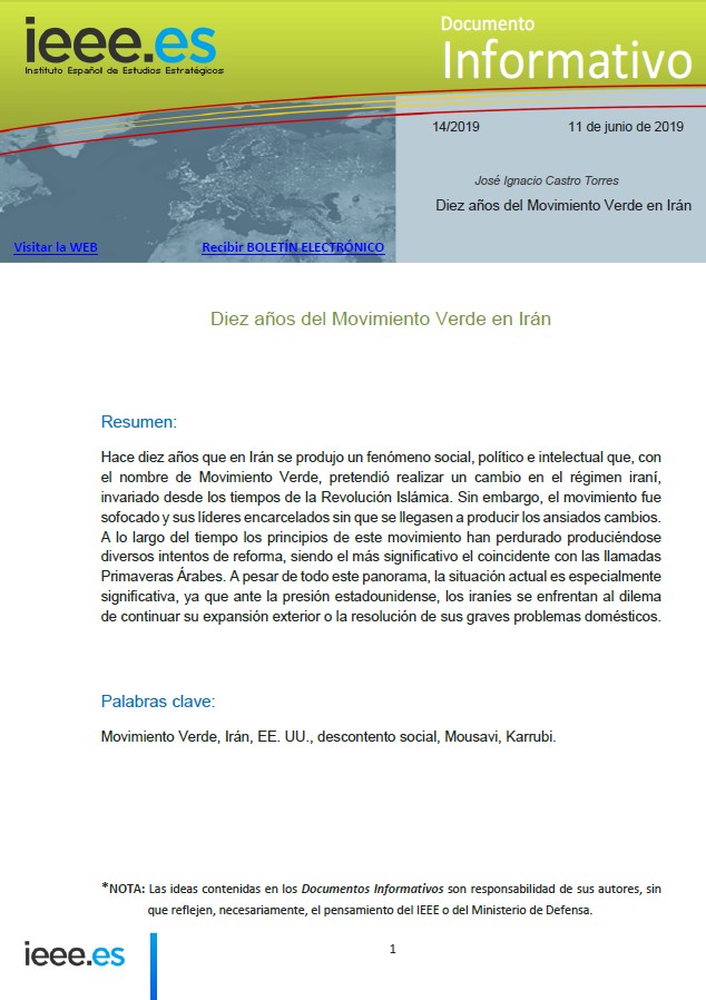 Diez años del Movimiento Verde en Irán