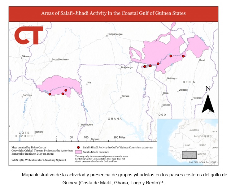Del terrorismo ideológico al actor híbrido: la convergencia crimen-terror en el Sahel y la expansión yihadista hacia el golfo de Guinea